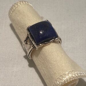 Sterling Silver and Lapis Ring